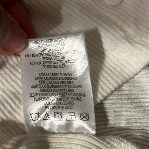 Copper Key Ivory Ribbed Knit Top - Picture 8 of 8